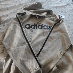 Brand new gray Adidas hoodie